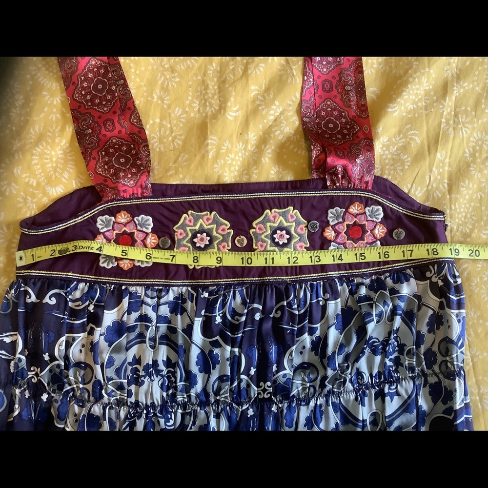 Odd Molly 100% silk dress size 3 (L). No flaws.